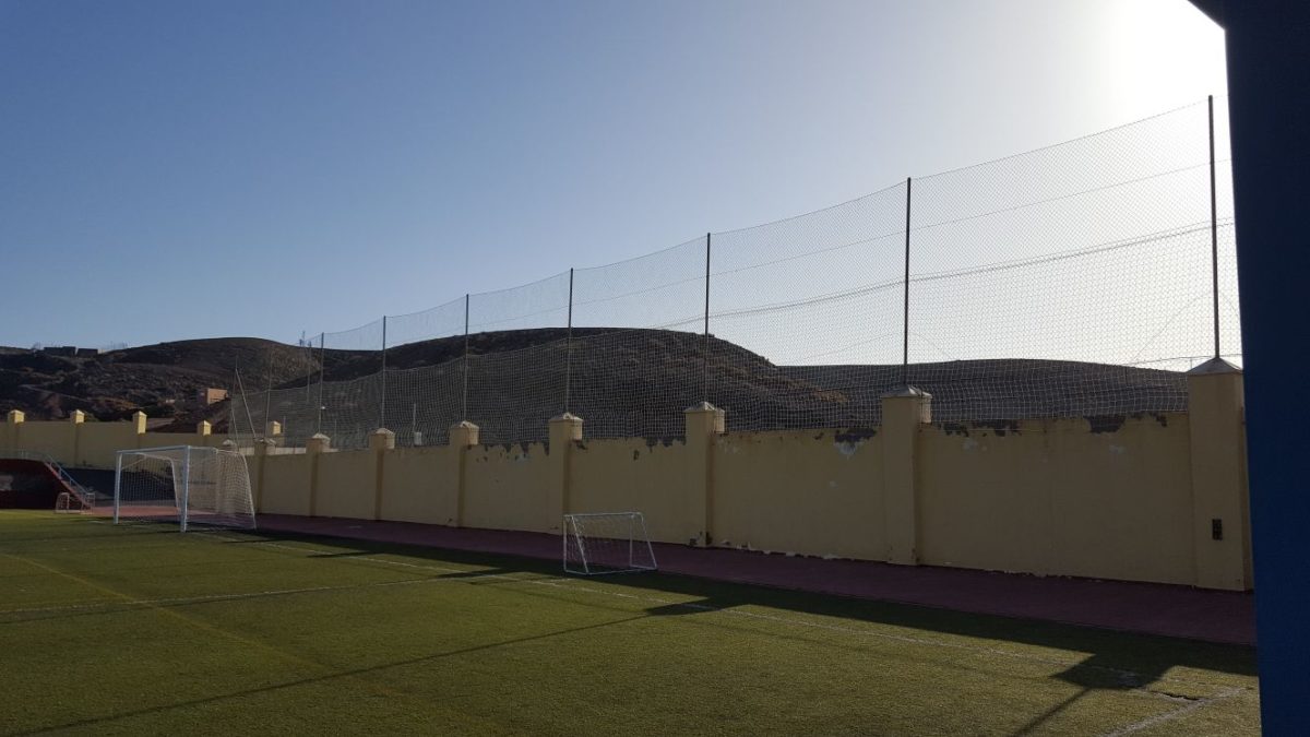 El Ayuntamiento de Pájara ejecuta labores de mejora en el Campo Municipal de Fútbol de La Lajita