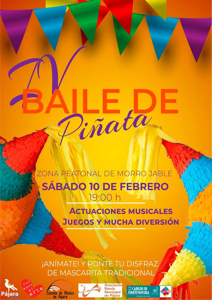 Morro Jable acoge este sábado su IV Baile de Piñata