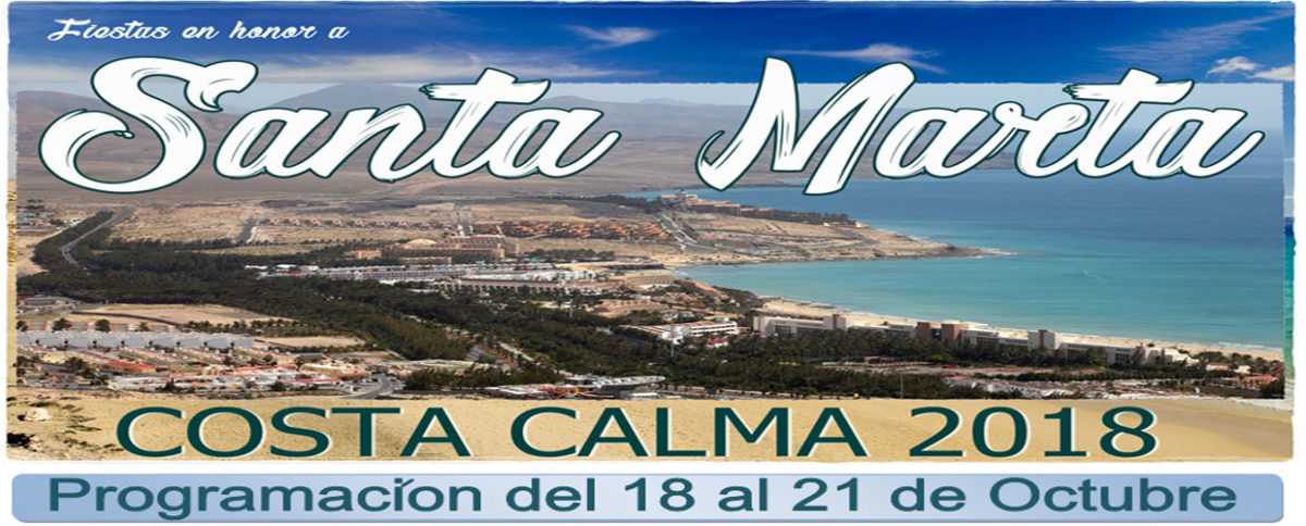 Fiestas en Costa Calma. Del 18 al 21 de Octubre de 2018
