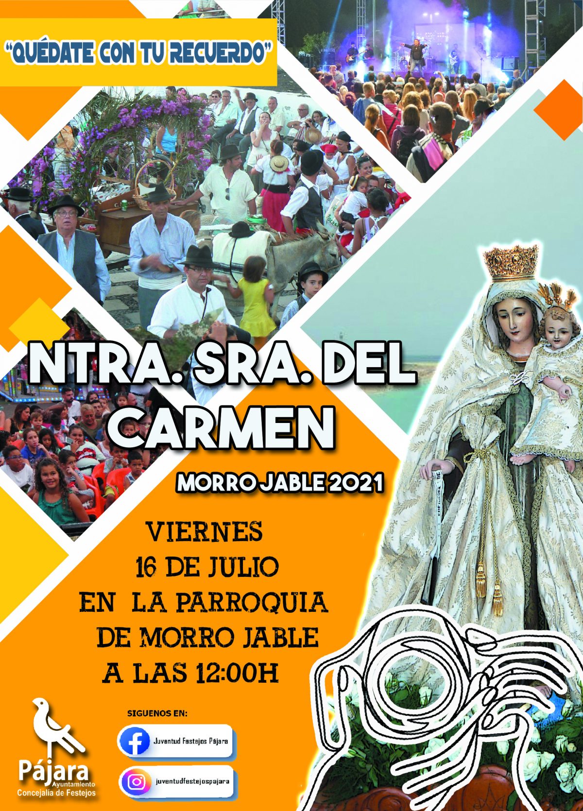 ‘Quédate con tu recuerdo’ por el Día de Nuestra Señora del Carmen de Morro Jable