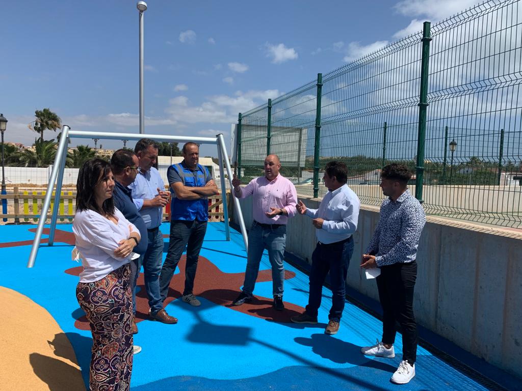 Pájara presenta sus instalaciones renovadas en la visita del presidente del Cabildo de Fuerteventura al municipio