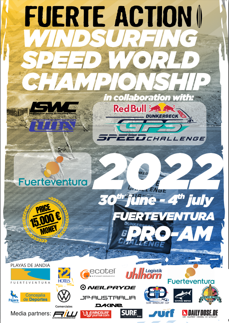 Pájara acogerá el campeonato mundial ‘Fuerte Action Windsurfing Speed World Championship’