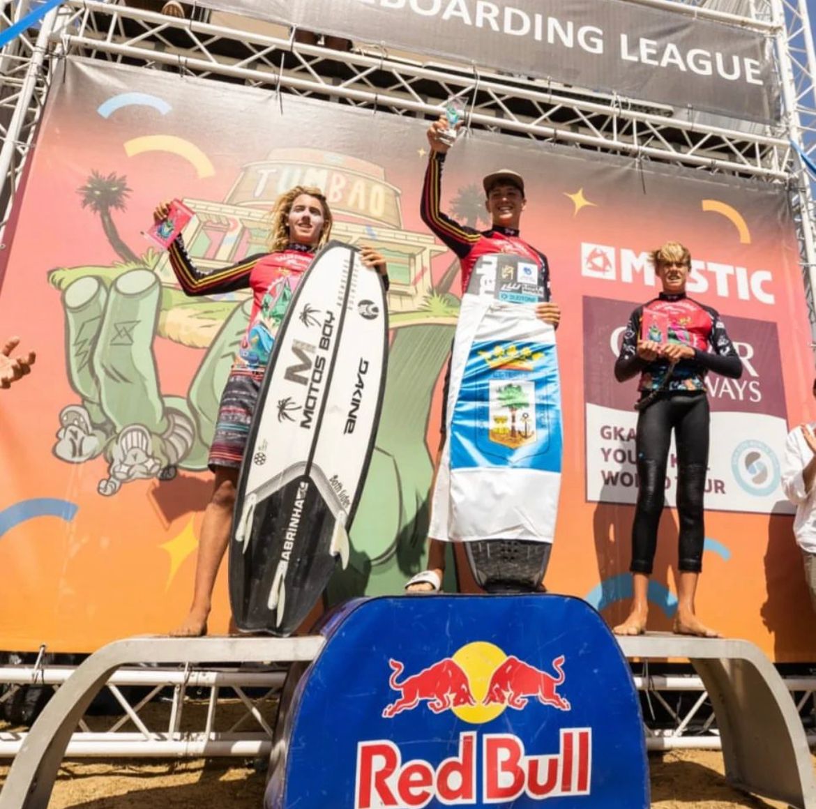 Pájara felicita a Ancor Sosa por su medalla de plata en la Copa del Mundo Junior de Kitesurf de Tarifa