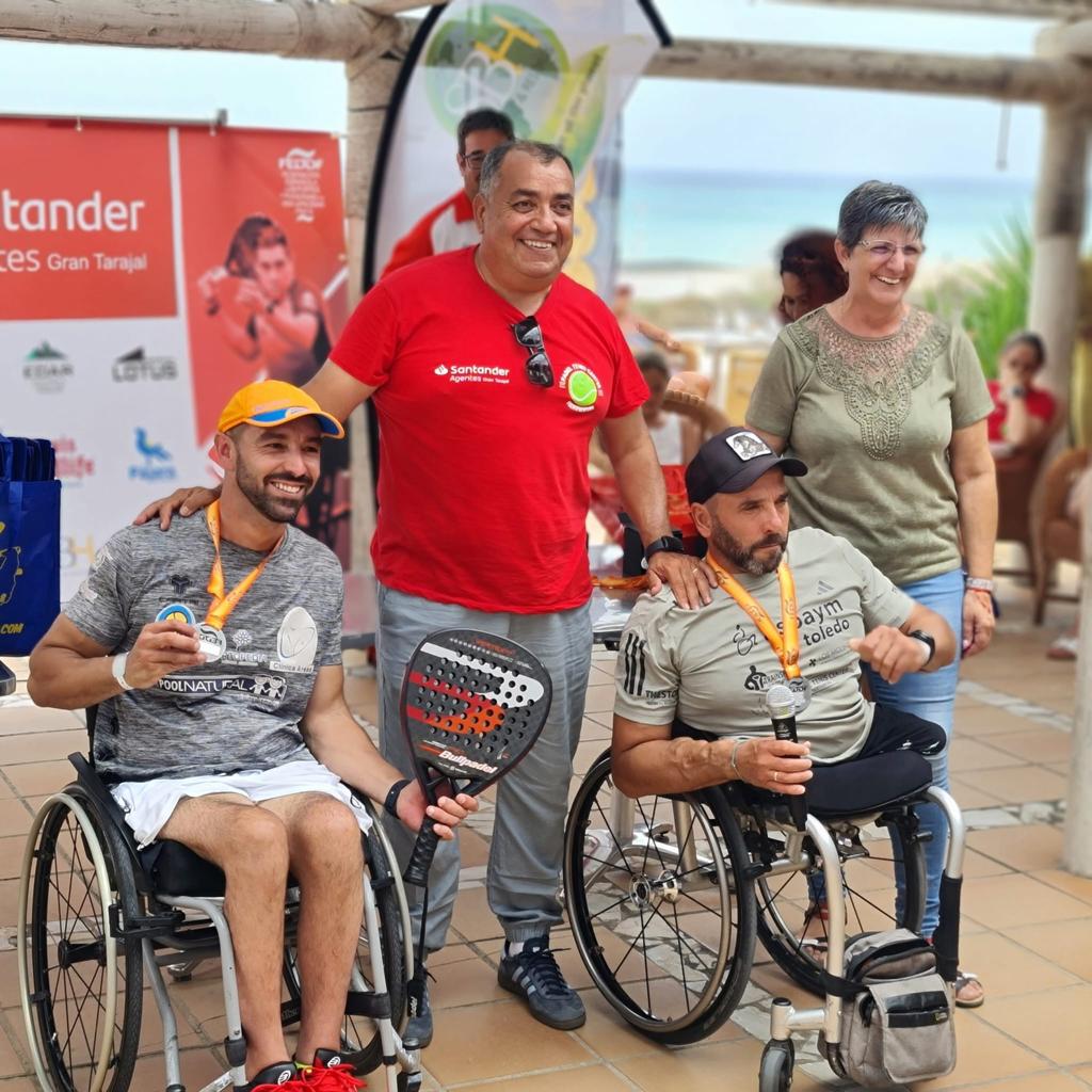Edorta de Anta y Christopher Triviño revalidan la victoria en el Campeonato de España de Pádel en silla de ruedas