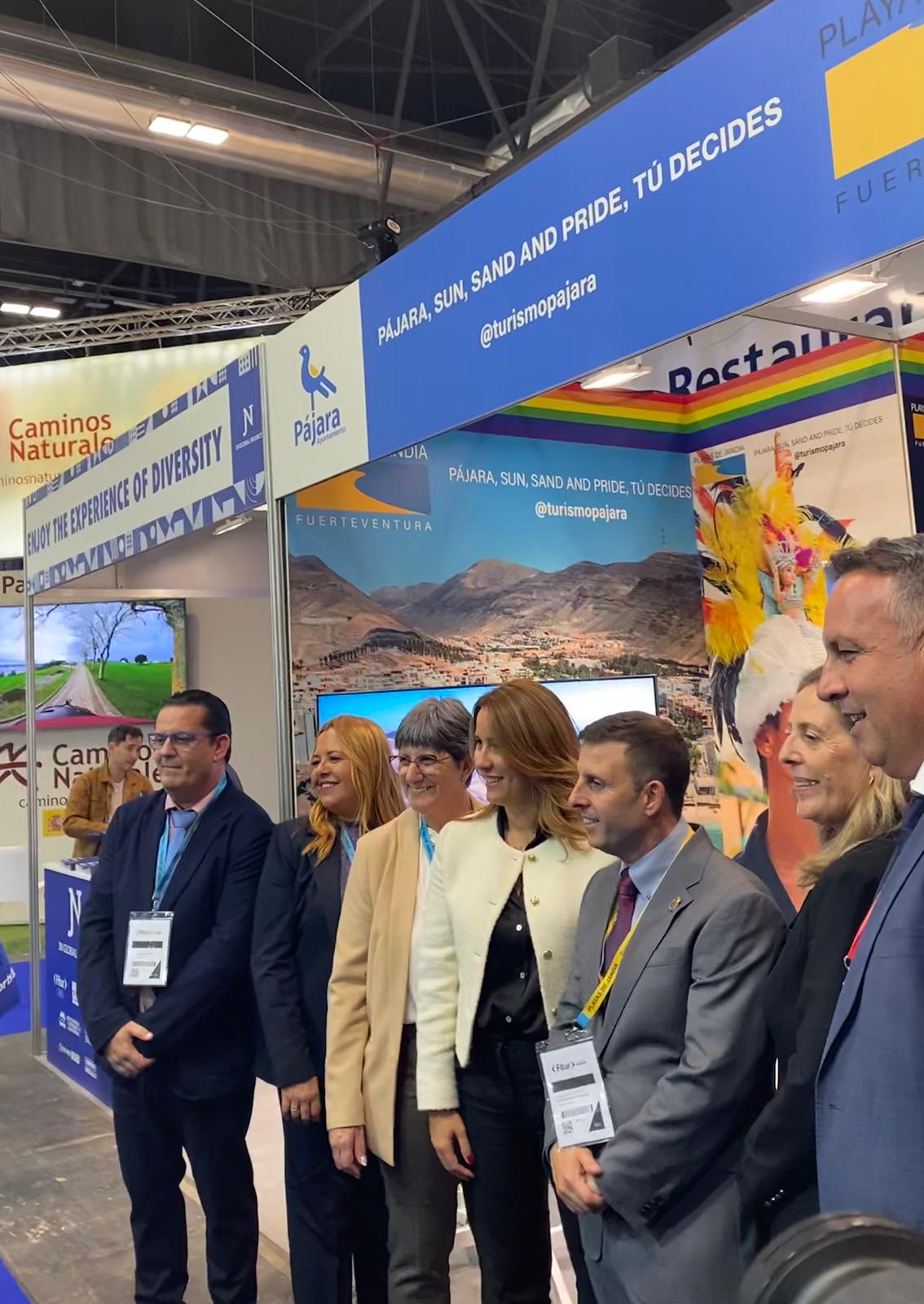 Pájara se presenta en Fitur 2024 estrenando stand en el pabellón LGTBI+
