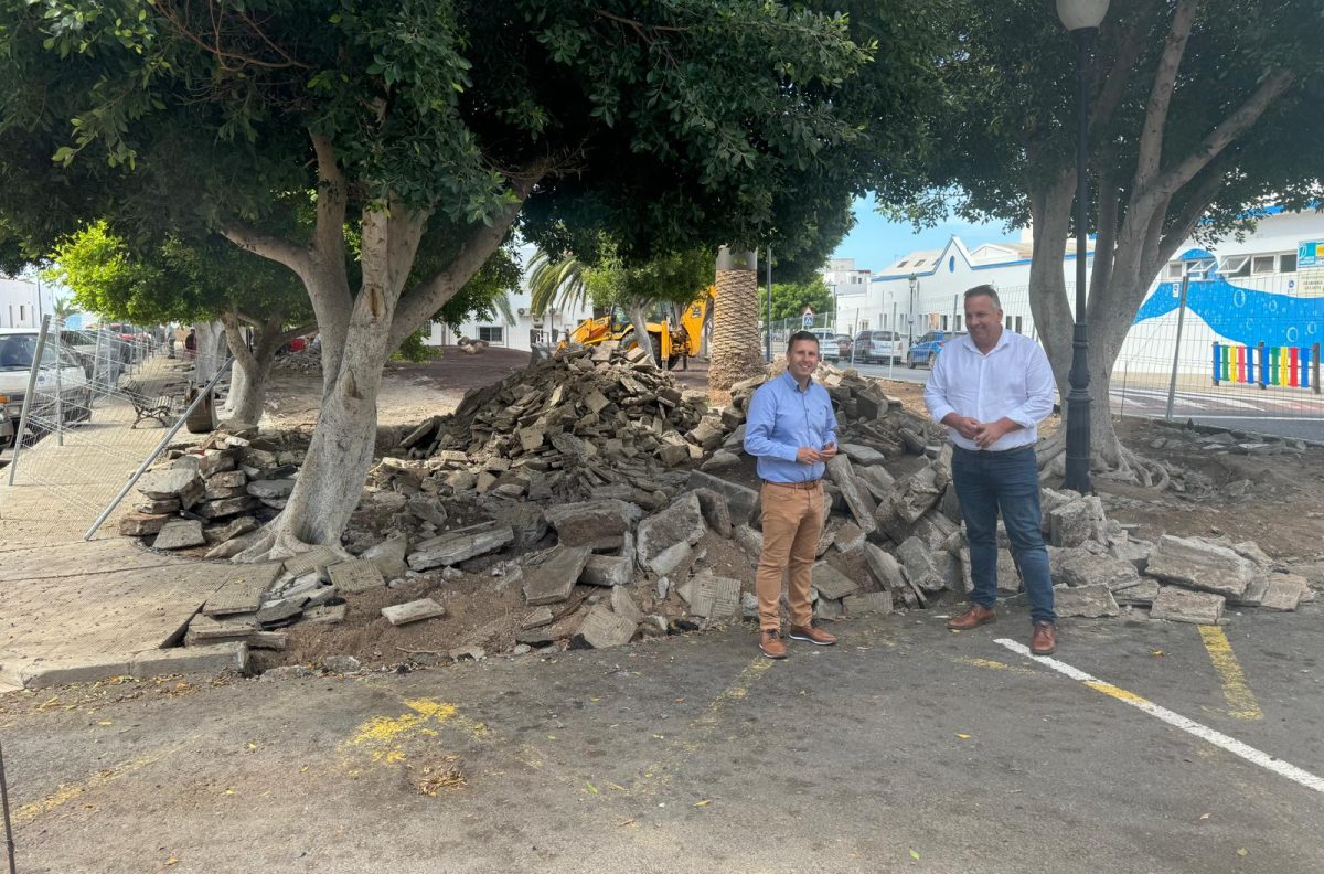 El Ayuntamiento de Pájara comienza la construcción de la nueva zona verde de La Lajita