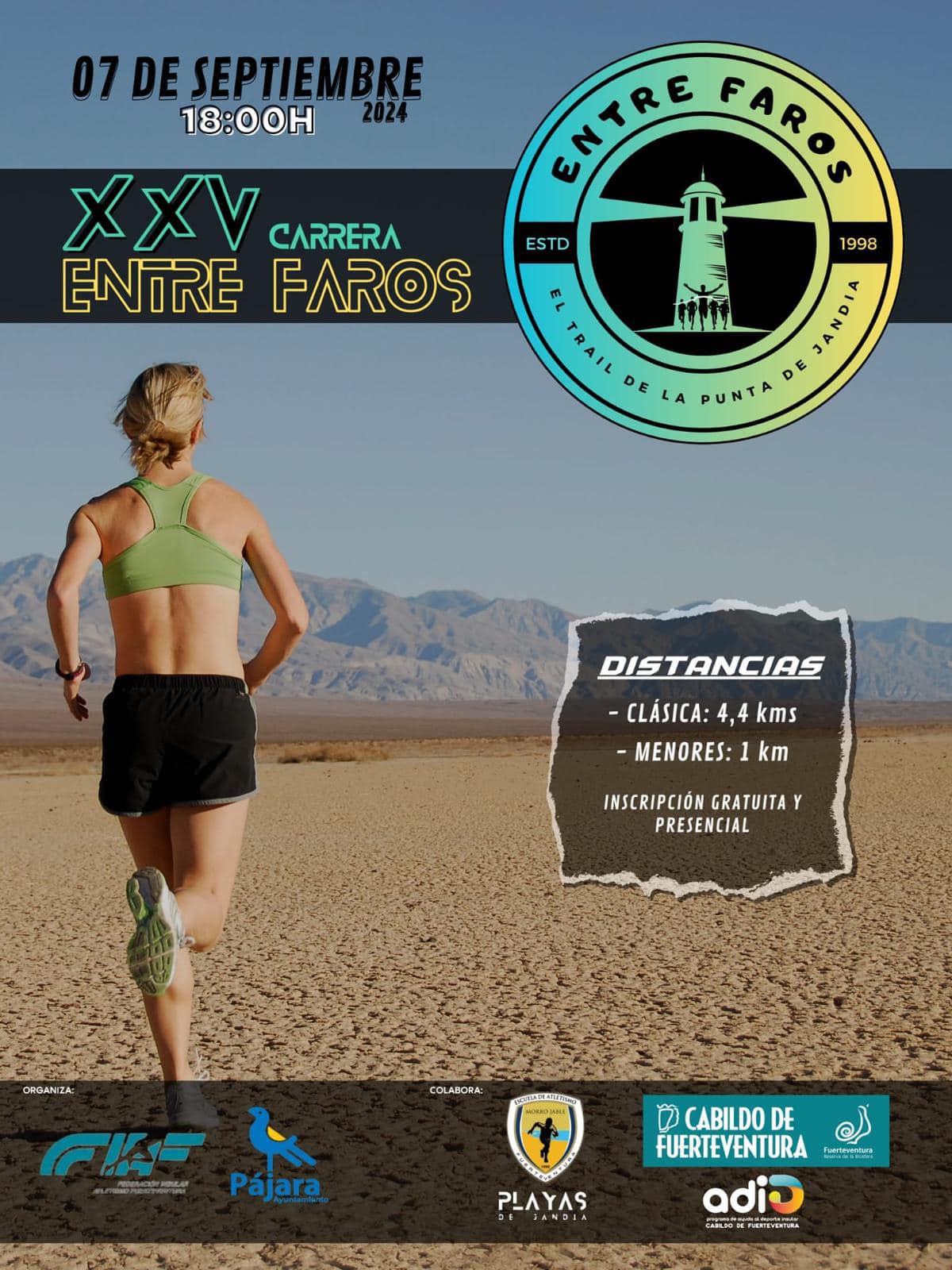 Pájara se prepara para acoger la XXV edición de la carrera ‘Entre Faros’, la prueba de trail más antigua de Fuerteventura