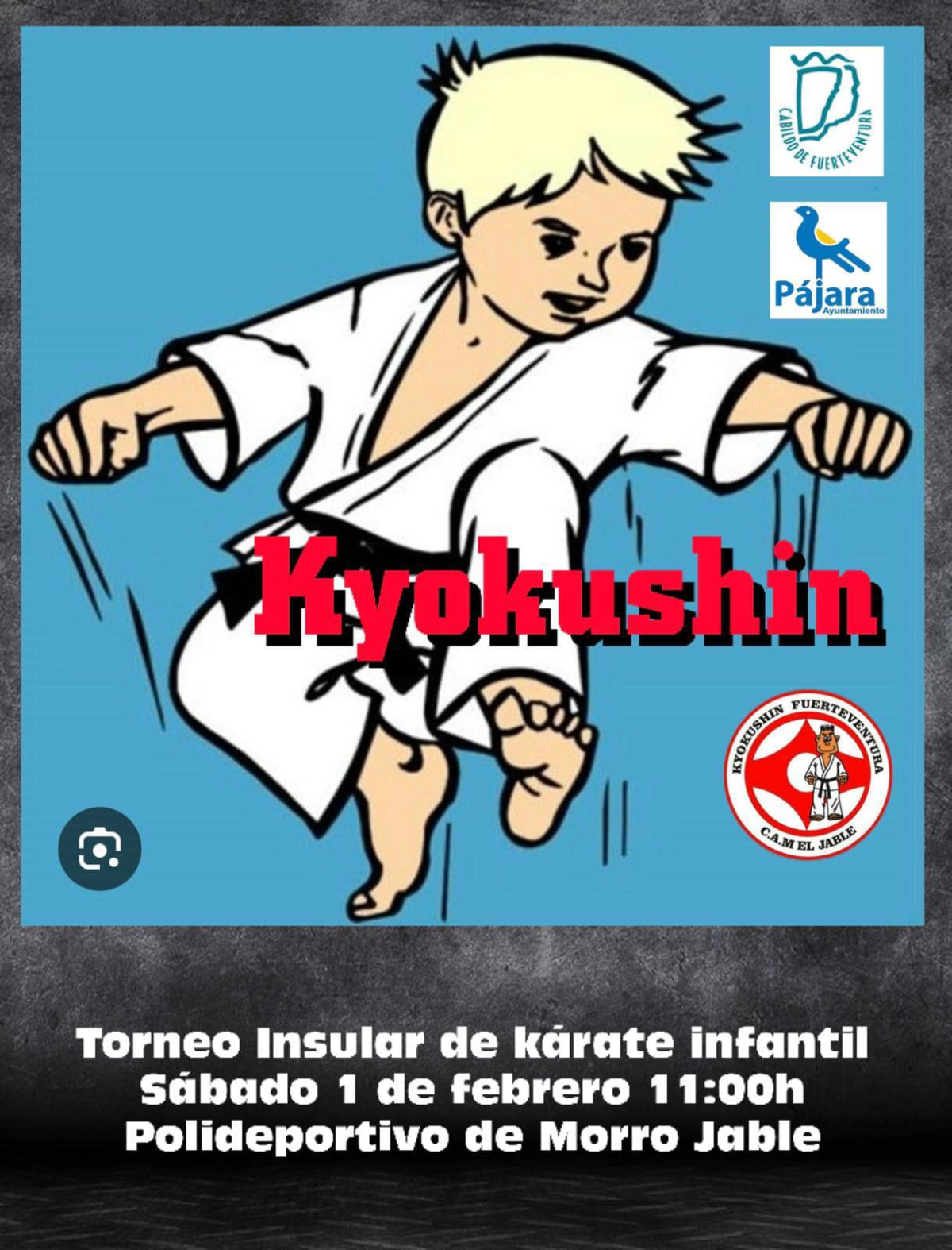 El Club de Artes Marciales El Jable organiza una nueva edición del Torneo Insular de Kárate Infantil