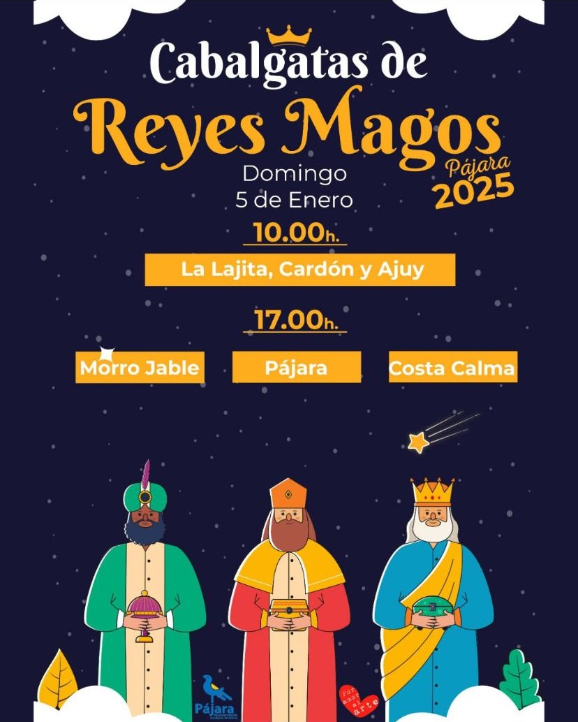  El Ayuntamiento de Pájara celebra la llegada de los Reyes Magos con varios actos