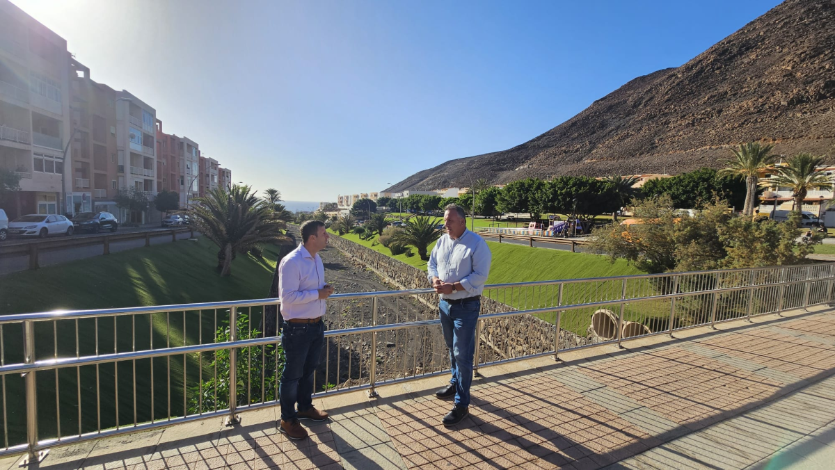 El Ayuntamiento de Pájara concluye la sustitución del vallado del Barranco del Ciervo