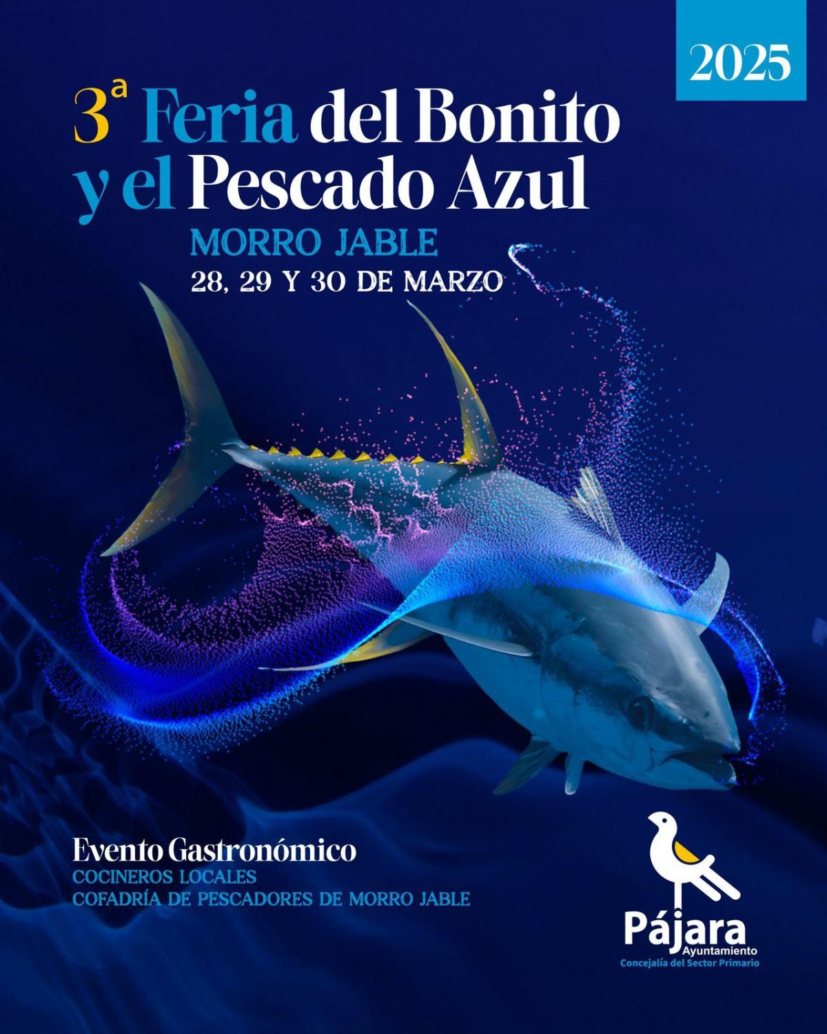El Ayuntamiento de Pájara celebra la tercera edición de la Feria del Bonito y el Pescado Azul en Morro Jable 