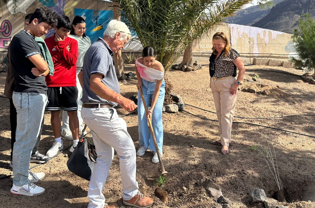 Pájara promueve el compromiso de la juventud con el medio ambiente a través de Un árbol por Europa