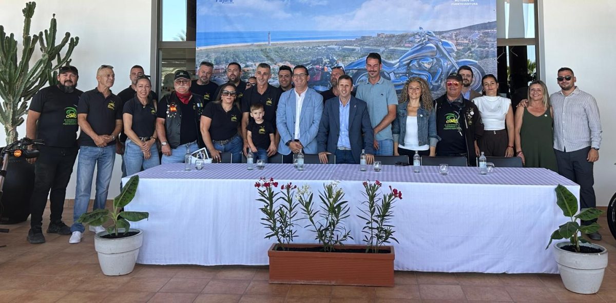El Ayuntamiento de Pájara y la Asociación de Moteros de Fuerteventura presentan el XII Aniversario del encuentro motero en la isla