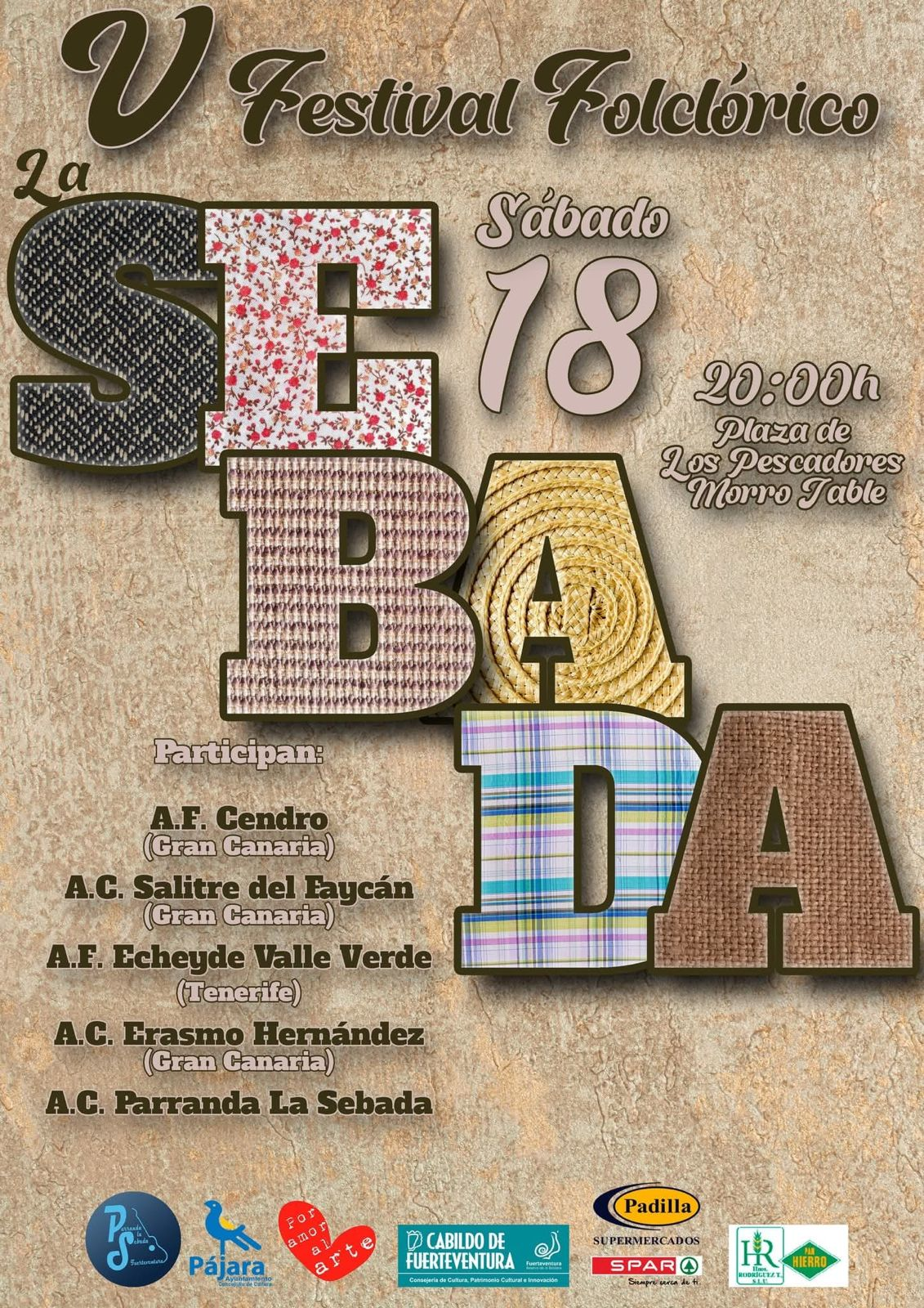 El V Festival Folclórico La Sebada celebra la música y la tradición canaria en Morro Jable 
