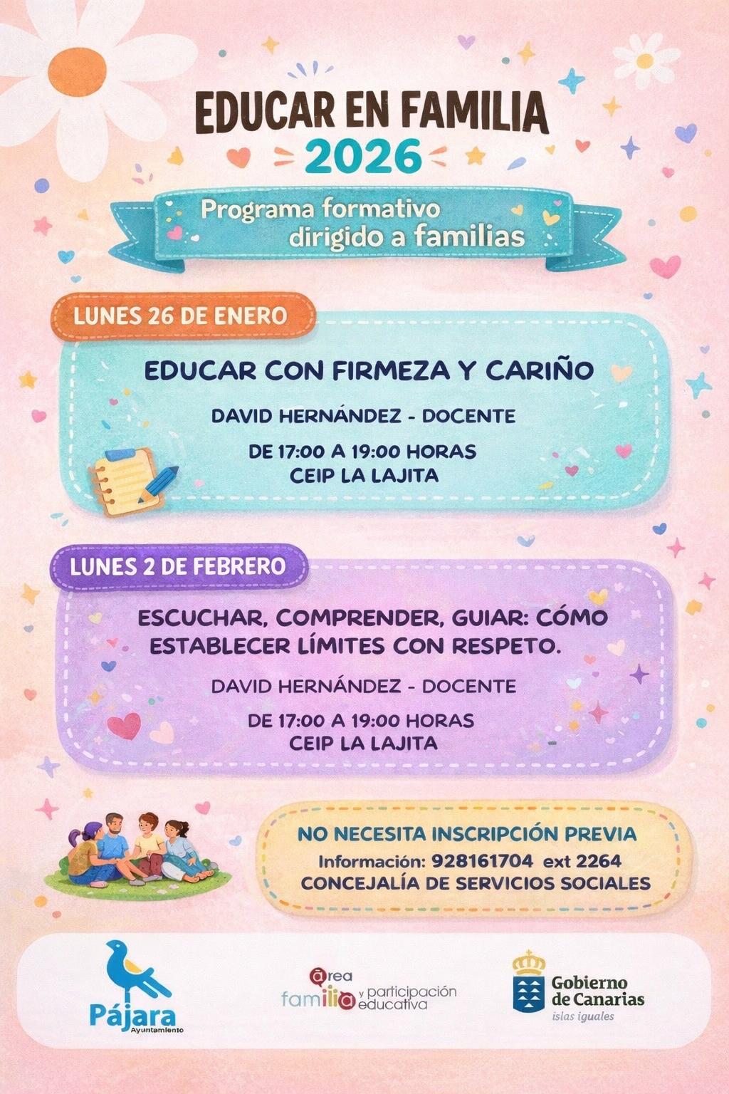 La escucha activa y la comprensión protagonizan la nueva edición del programa formativo Educar en Familia