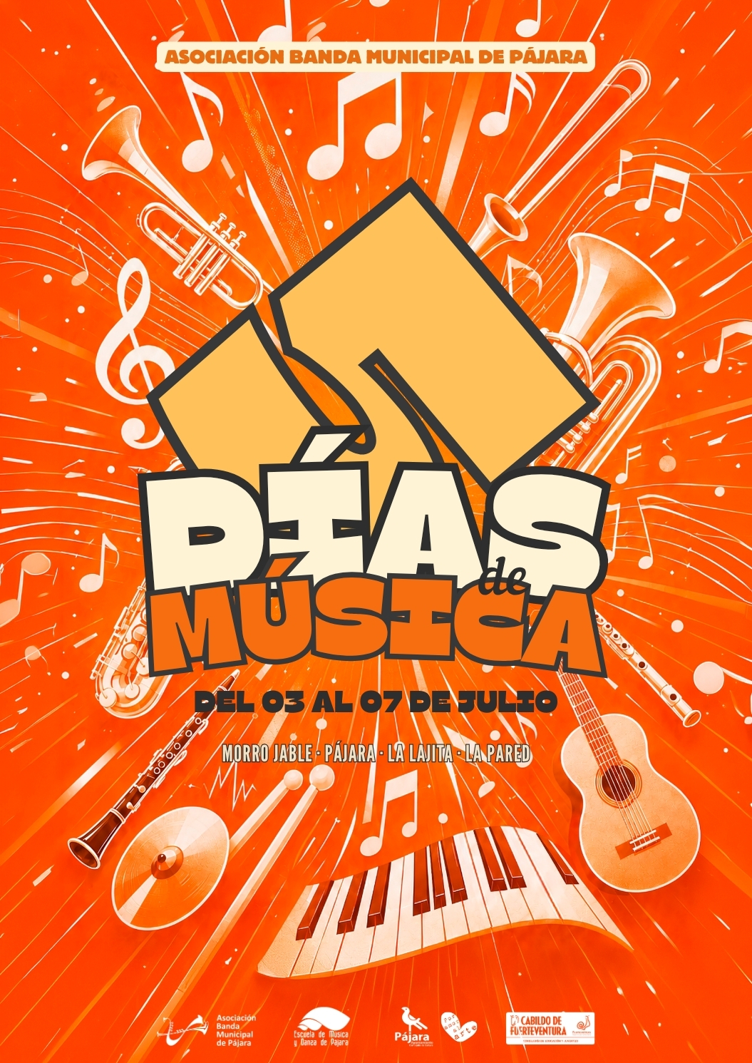 Pájara acoge una nueva edición de 5 Días de Música del 3 al 7 de julio 