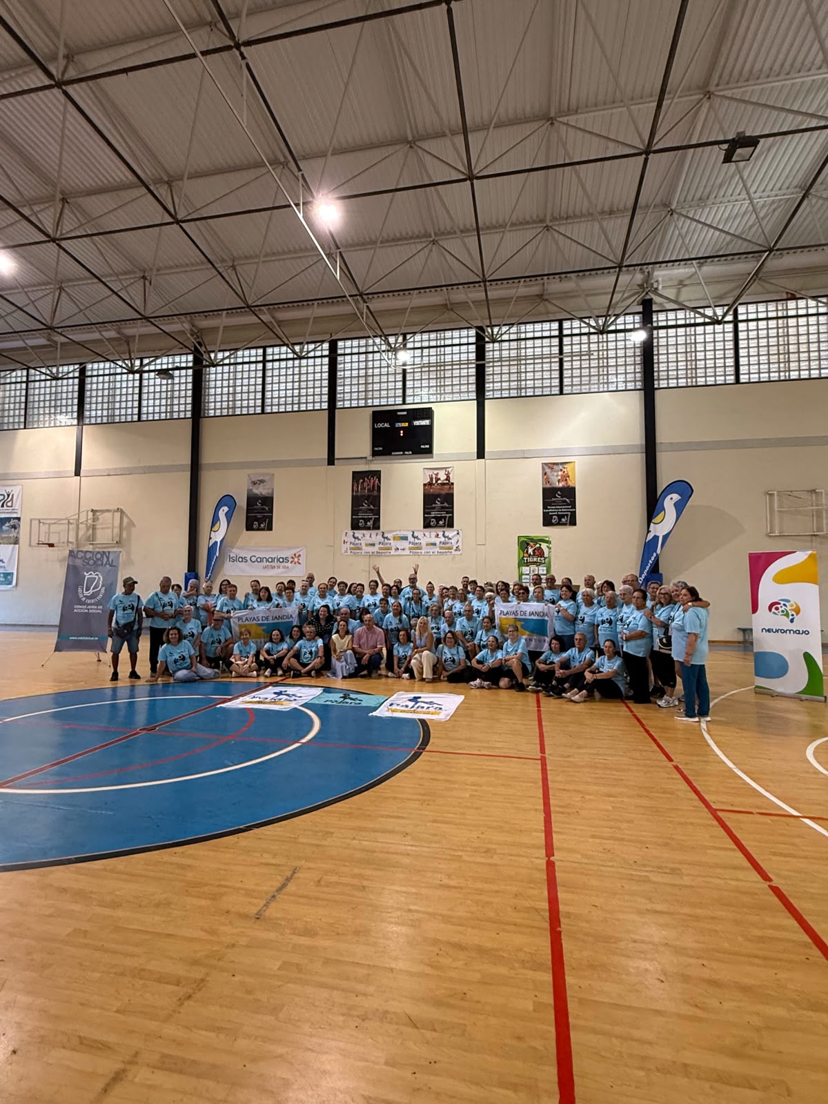 Pájara acoge la Carrera de Letras de Neuromajo en el Polideportivo Municipal de Morro Jable 