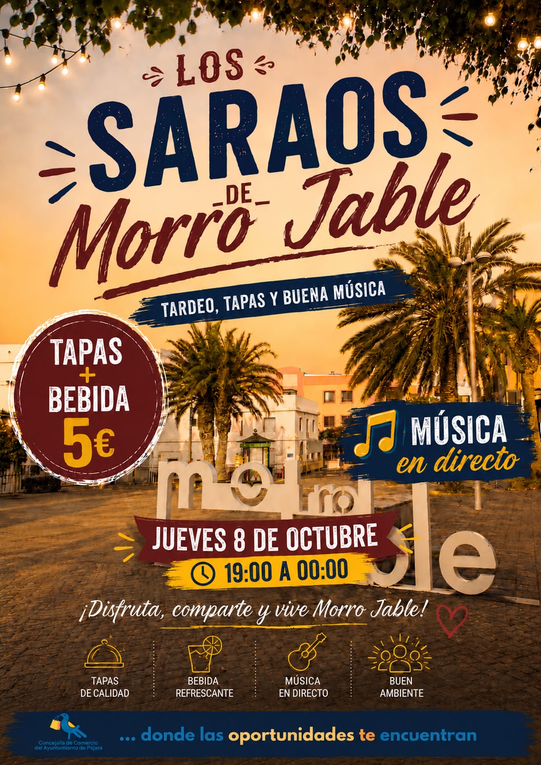 Los Saraos de Morro Jable regresan con una nueva tarde de tapas, música y ocio